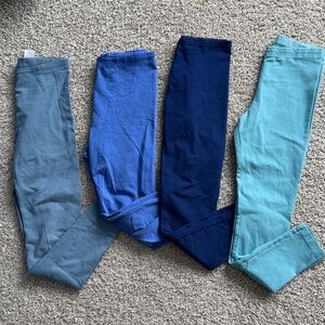 Tea Collection Girls Assorted Blue Leggings Set